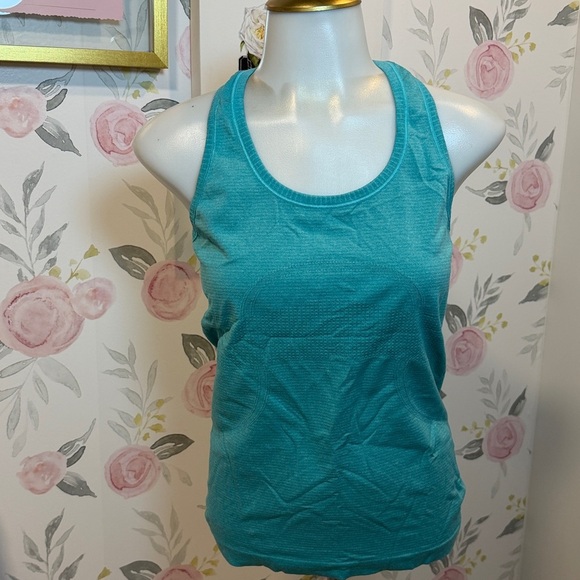 lululemon athletica Tops - Lululemon Swiftly Tech Racerback
Heathered Peacock Blue 6